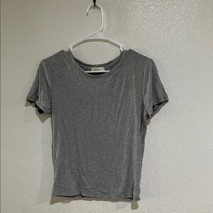 Everyday Ribbed Crew Tee - Gray